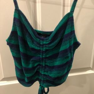 Terry Cloth Crop Top